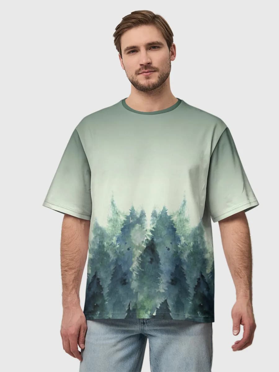 Men's oversized cotton T-shirt