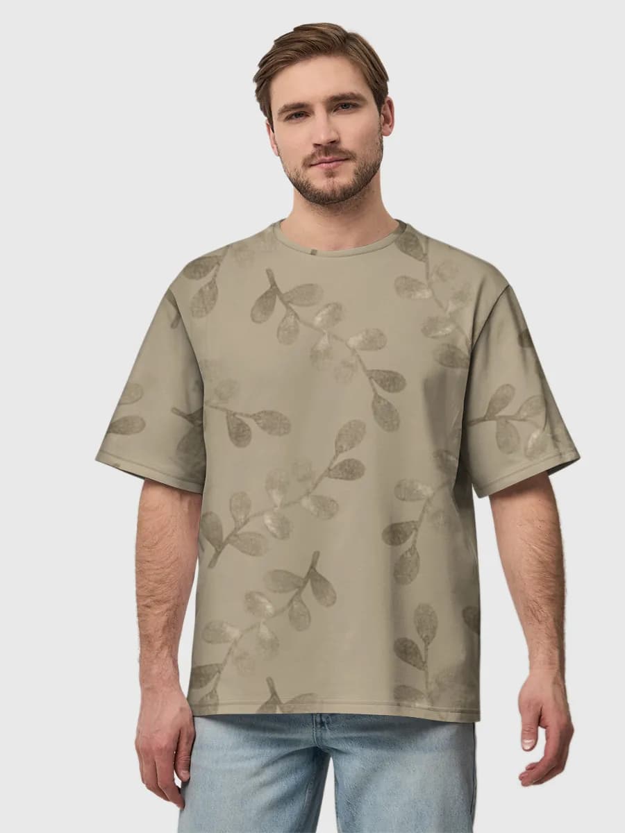 Herren Oversized Baumwoll T-Shirt