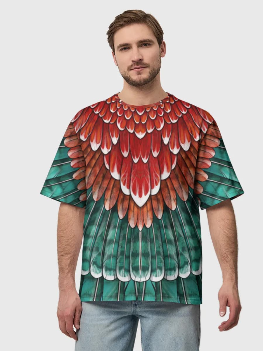 Herren Oversized Baumwoll T-Shirt