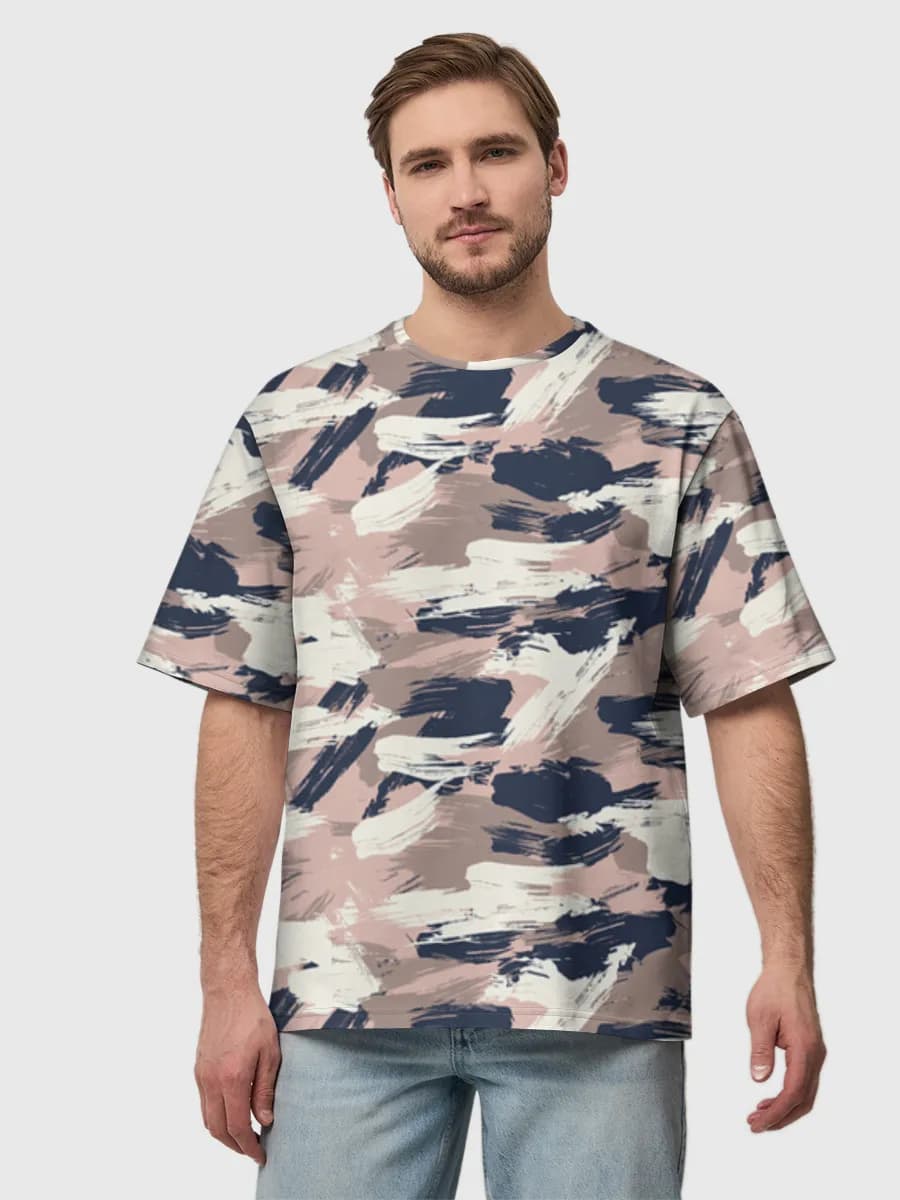 メンズ ビッグシルエット コットンTシャツ