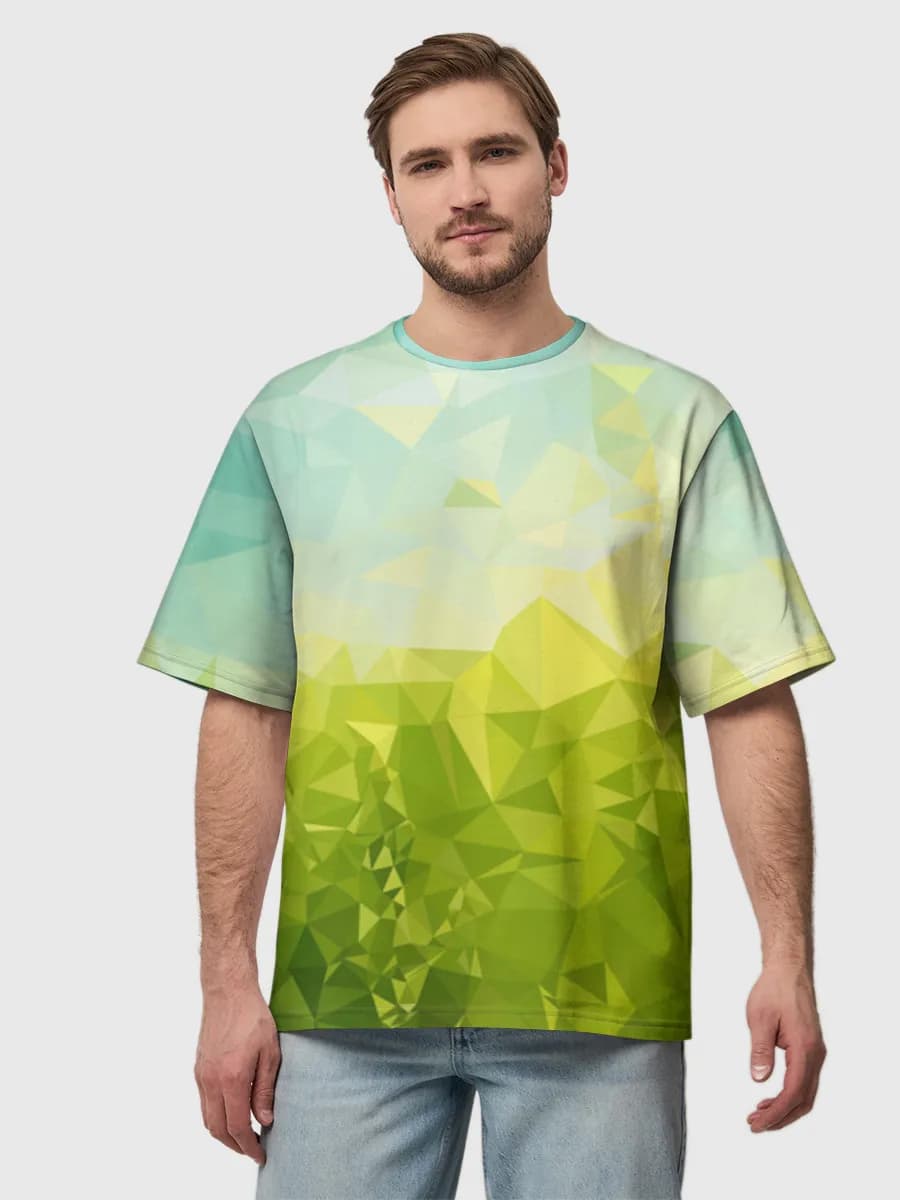 Men's oversized cotton T-shirt