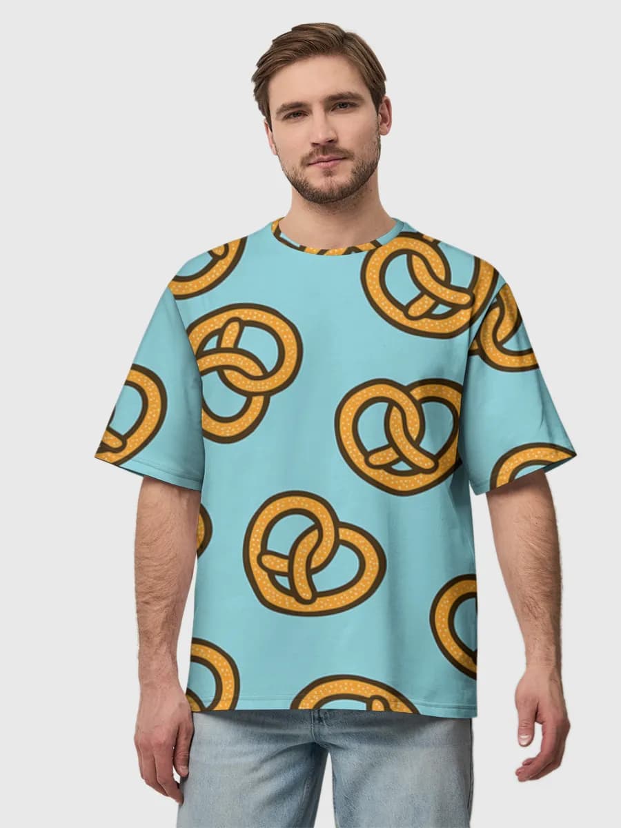 Men's oversized cotton T-shirt