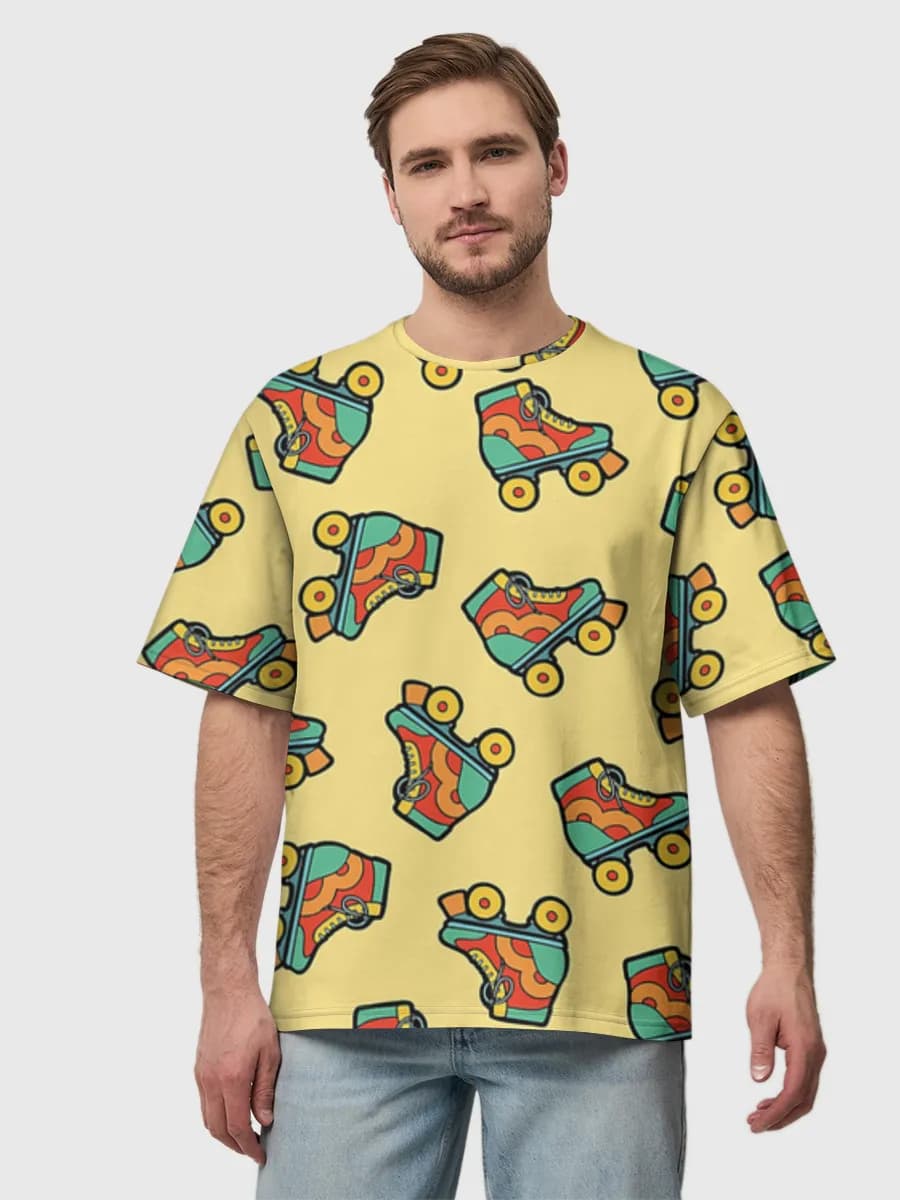 Men's oversized cotton T-shirt