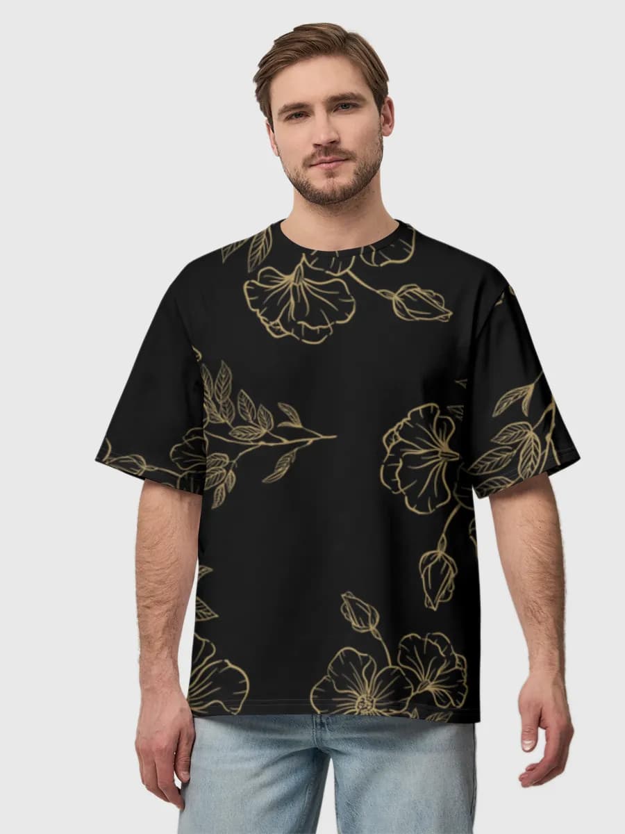 Herren Oversized Baumwoll T-Shirt