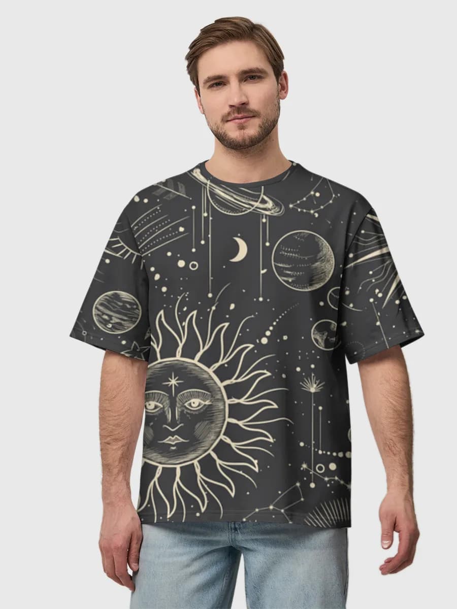 Men's oversized cotton T-shirt