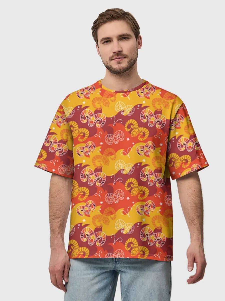 Men's oversized cotton T-shirt