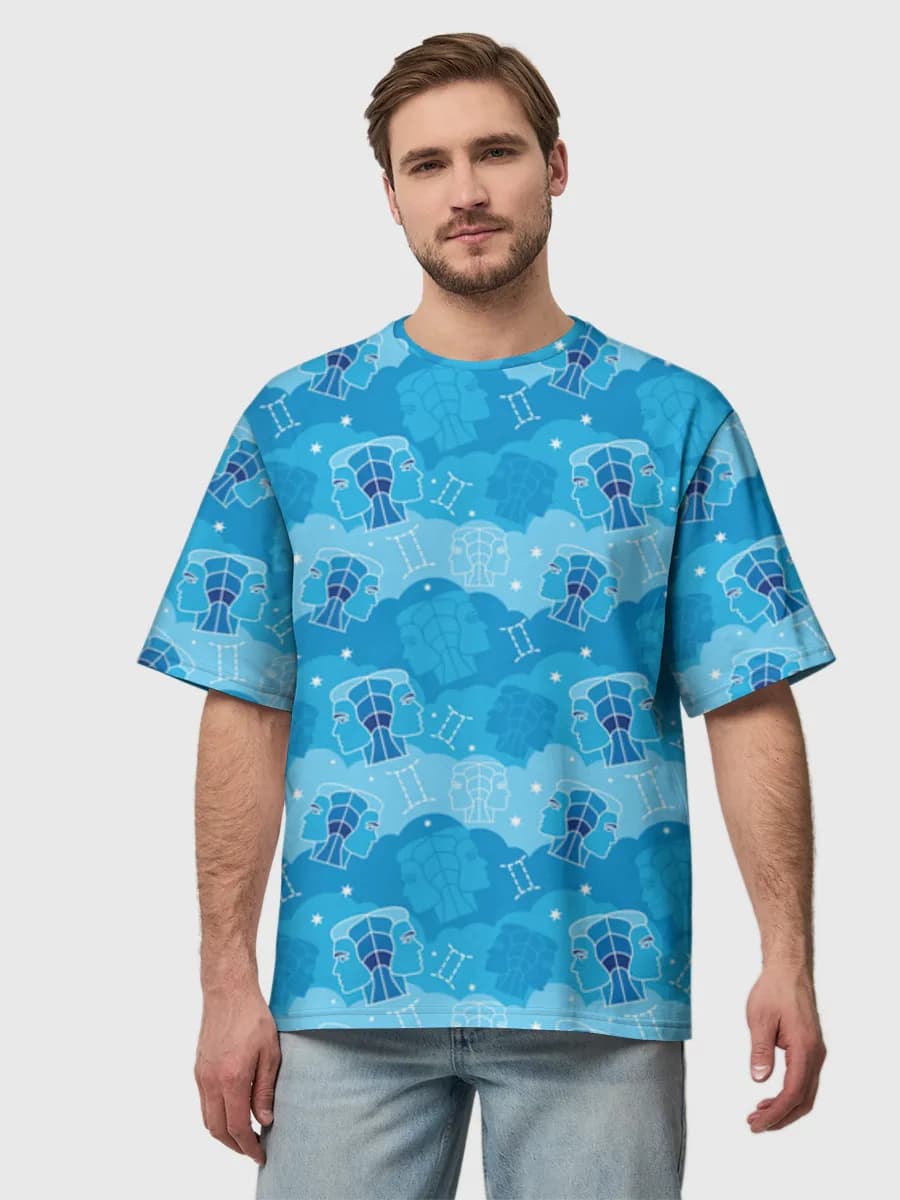 Men's oversized cotton T-shirt