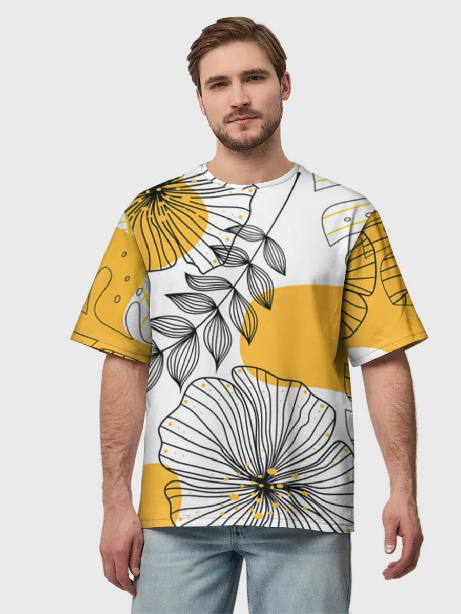 Men's oversized cotton T-shirt