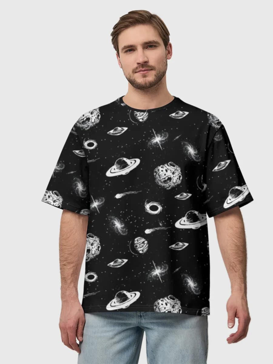 Men's oversized cotton T-shirt