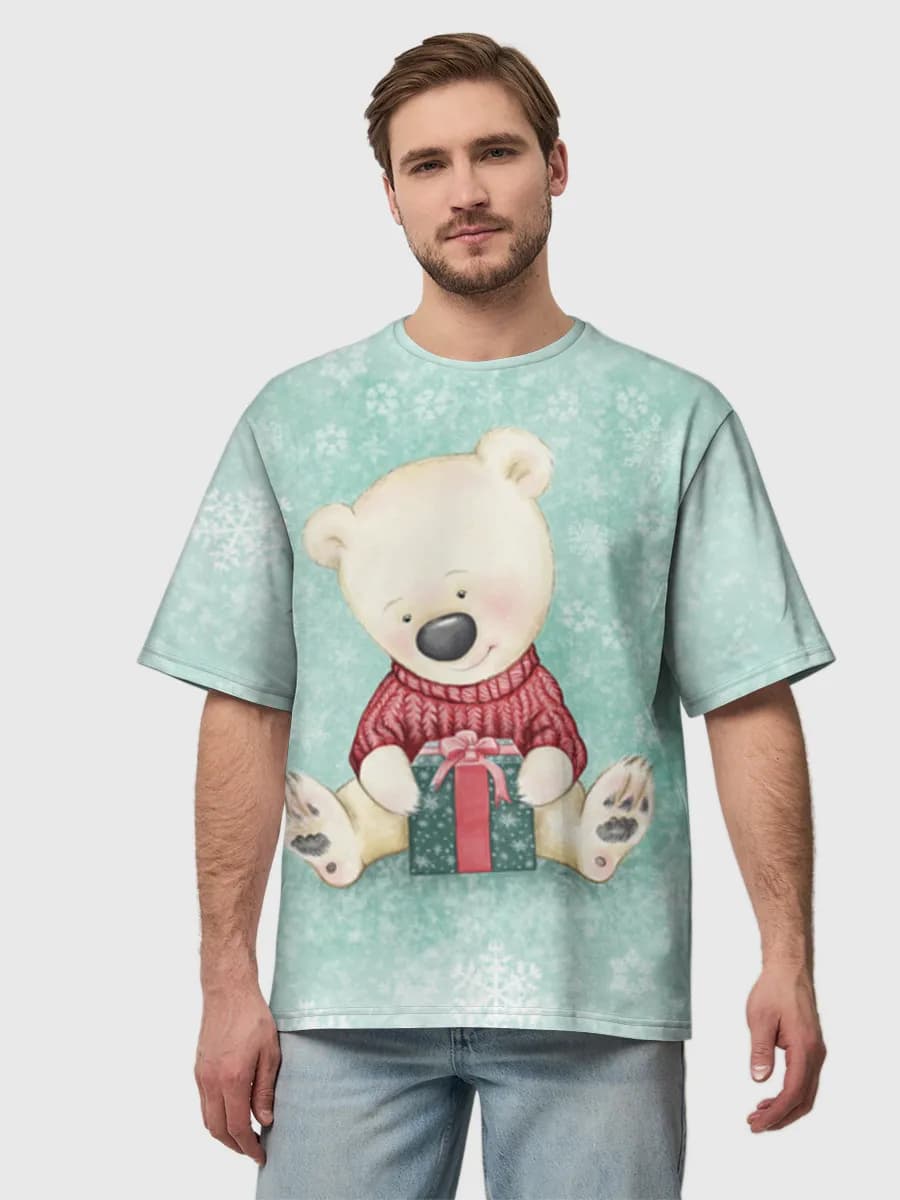 Men's oversized cotton T-shirt