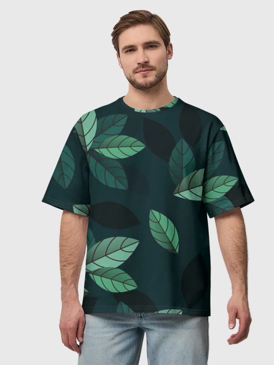 メンズ ビッグシルエット コットンTシャツ