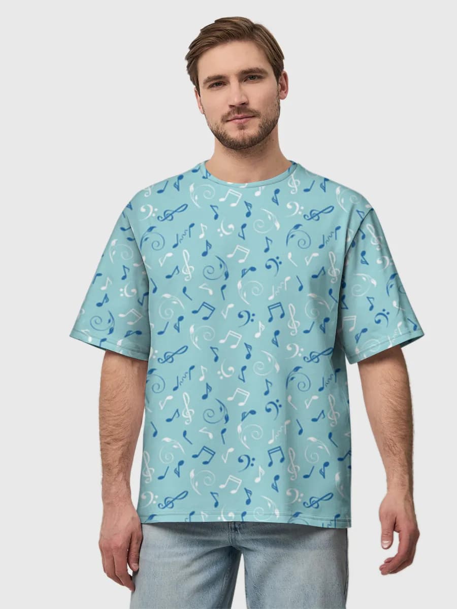 Men's oversized cotton T-shirt