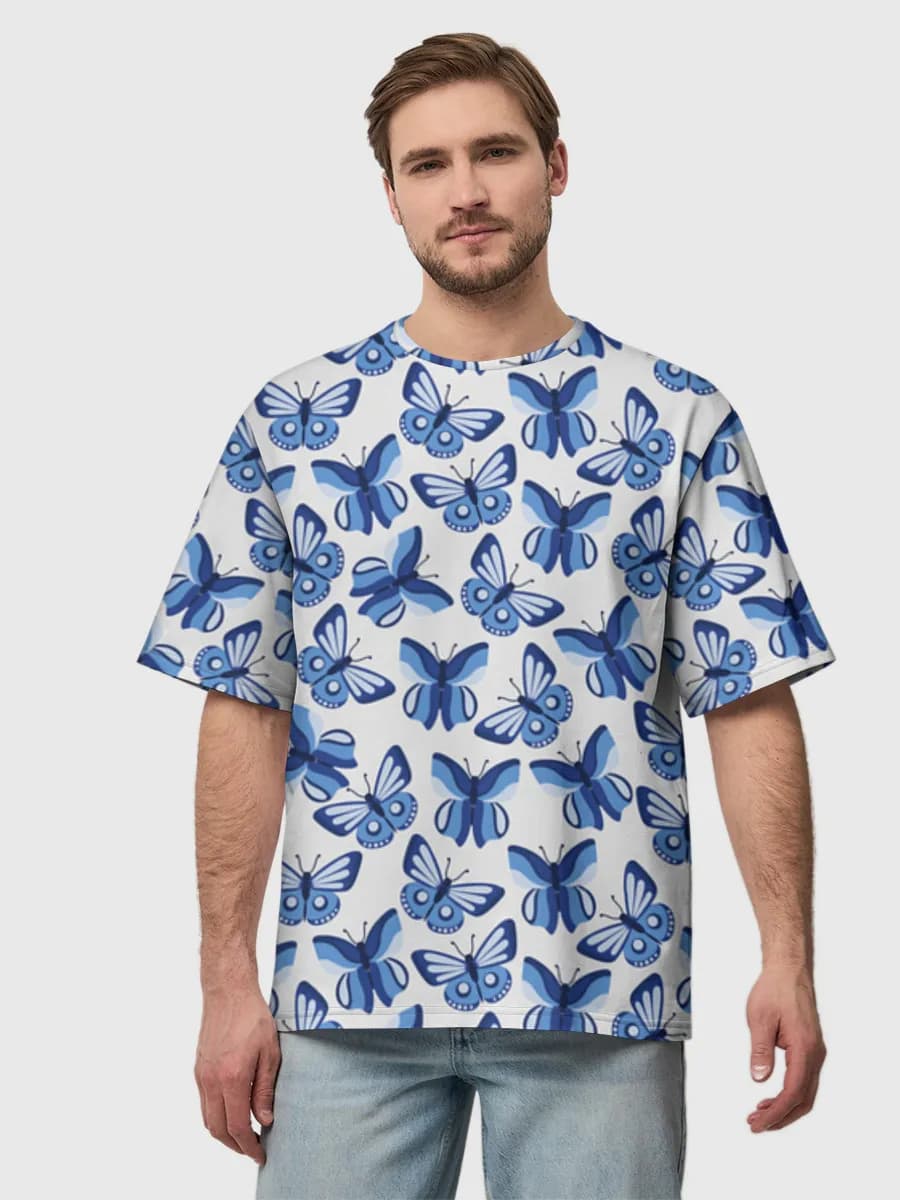 Men's oversized cotton T-shirt
