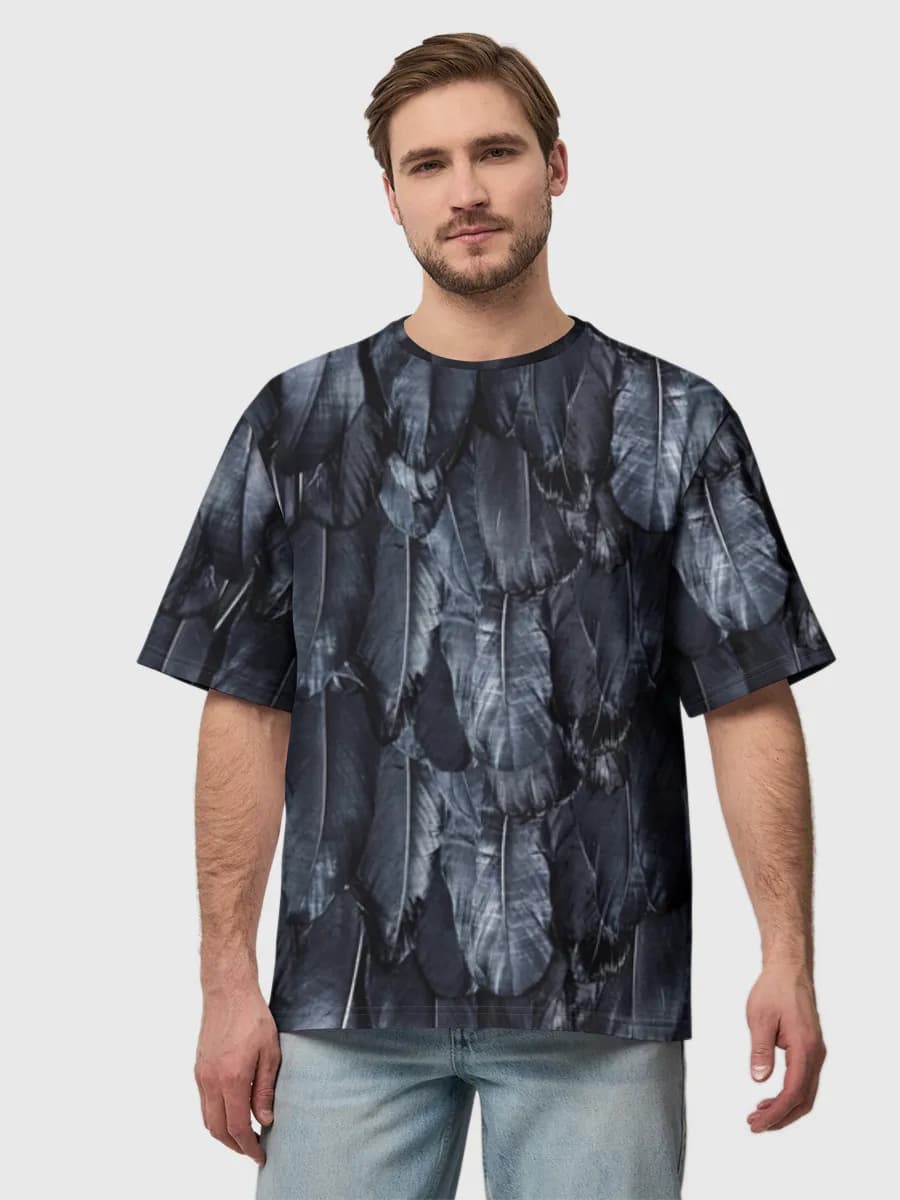 Men's oversized cotton T-shirt