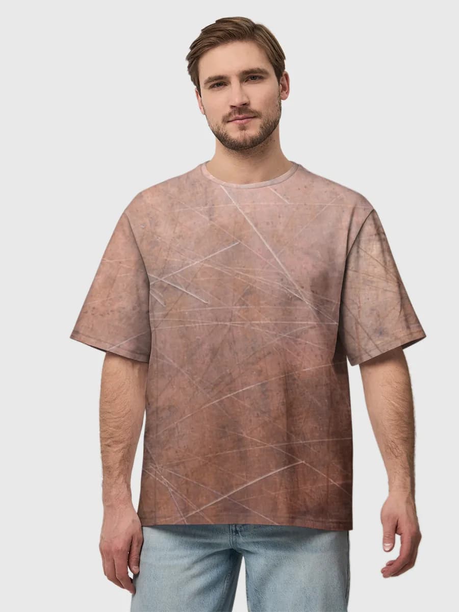 Men's oversized cotton T-shirt