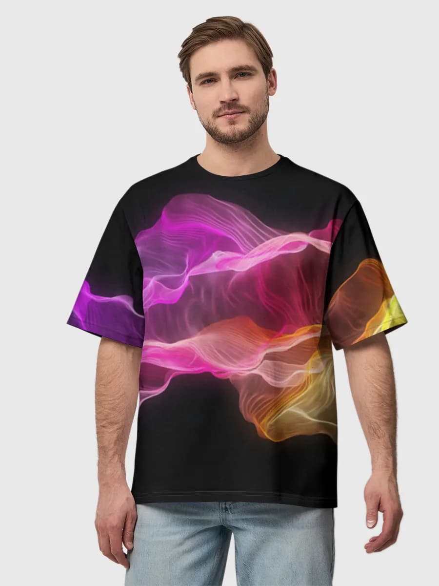 Men's oversized cotton T-shirt