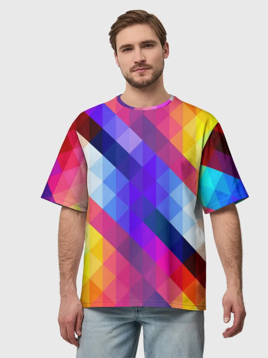 Men's oversized cotton T-shirt