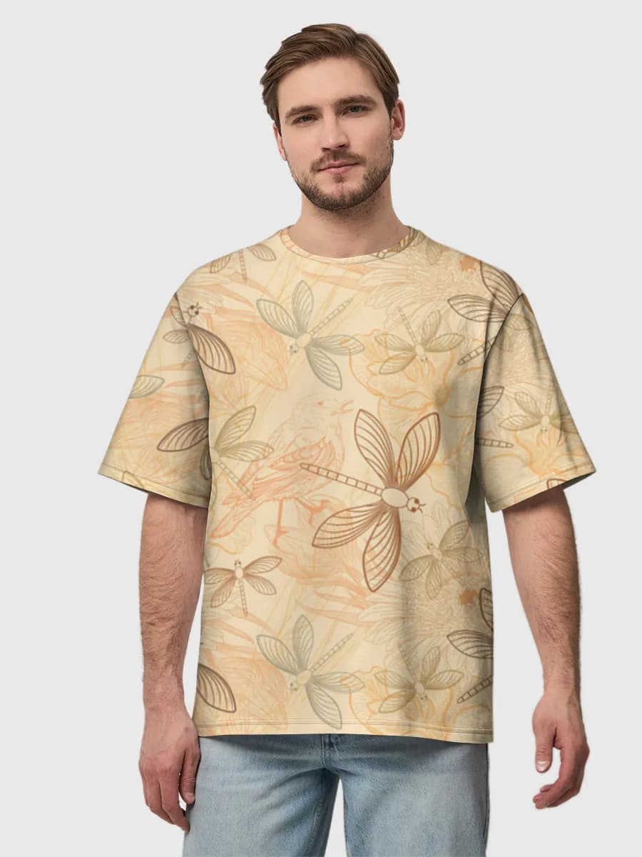 Men's oversized cotton T-shirt