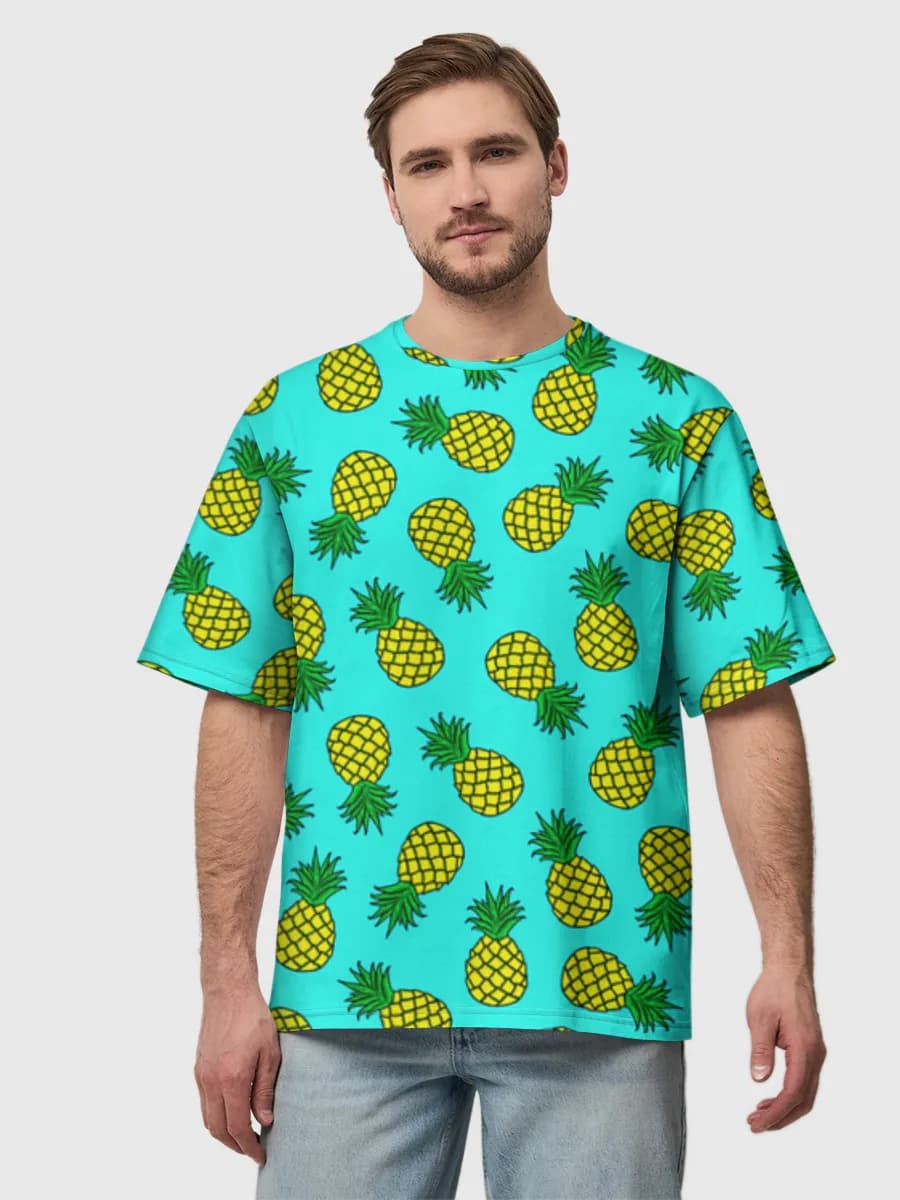 Men's oversized cotton T-shirt