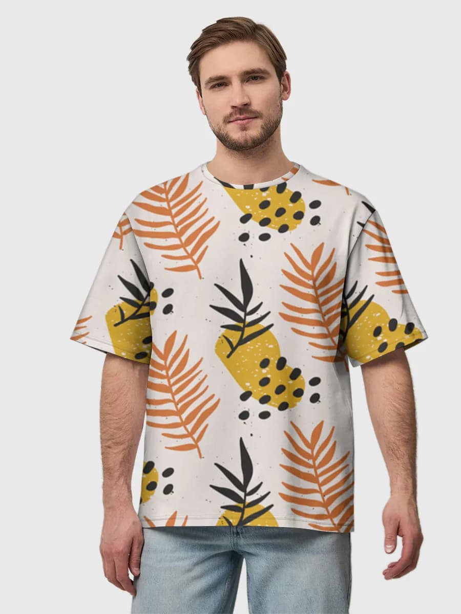 Men's oversized cotton T-shirt
