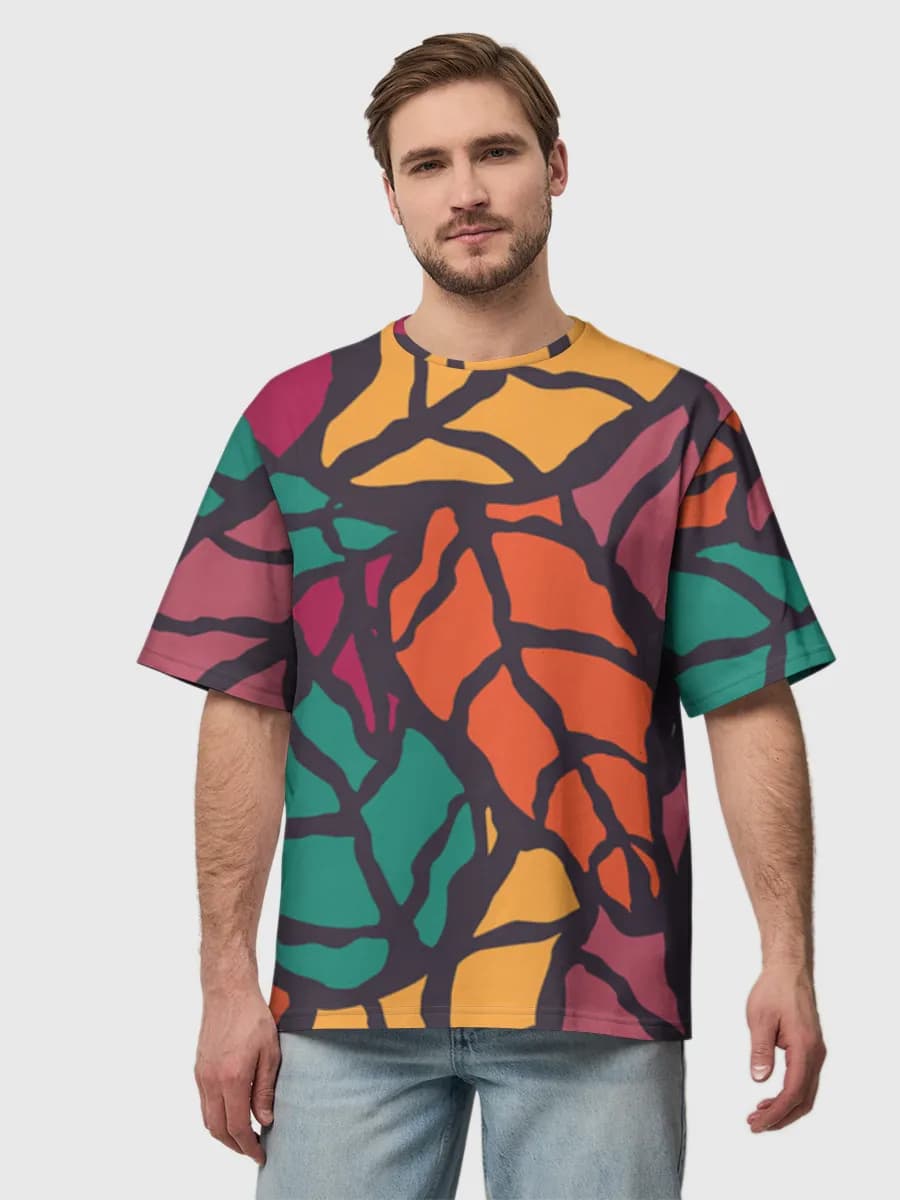 Men's oversized cotton T-shirt