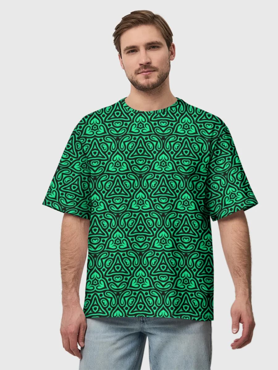 Men's oversized cotton T-shirt