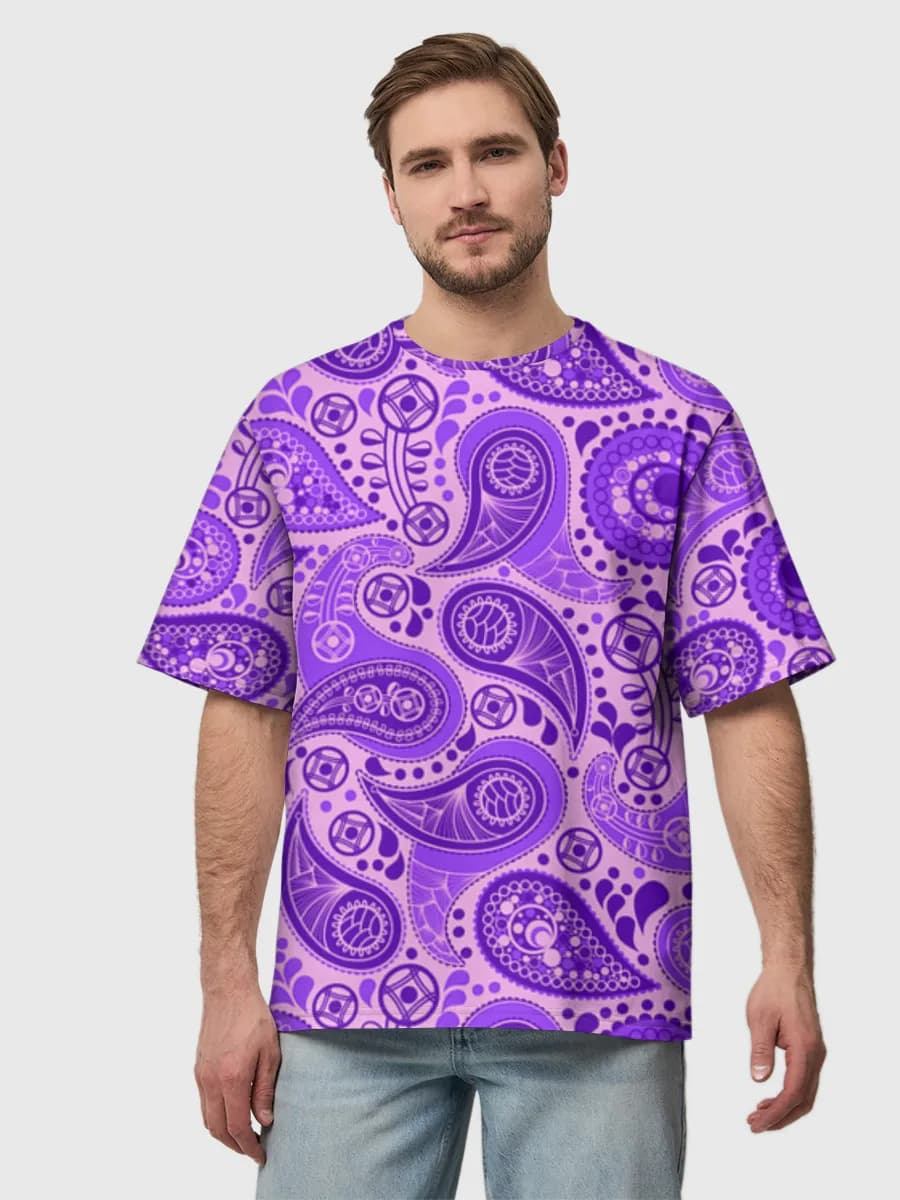 Camiseta de algodón extragrande para hombre