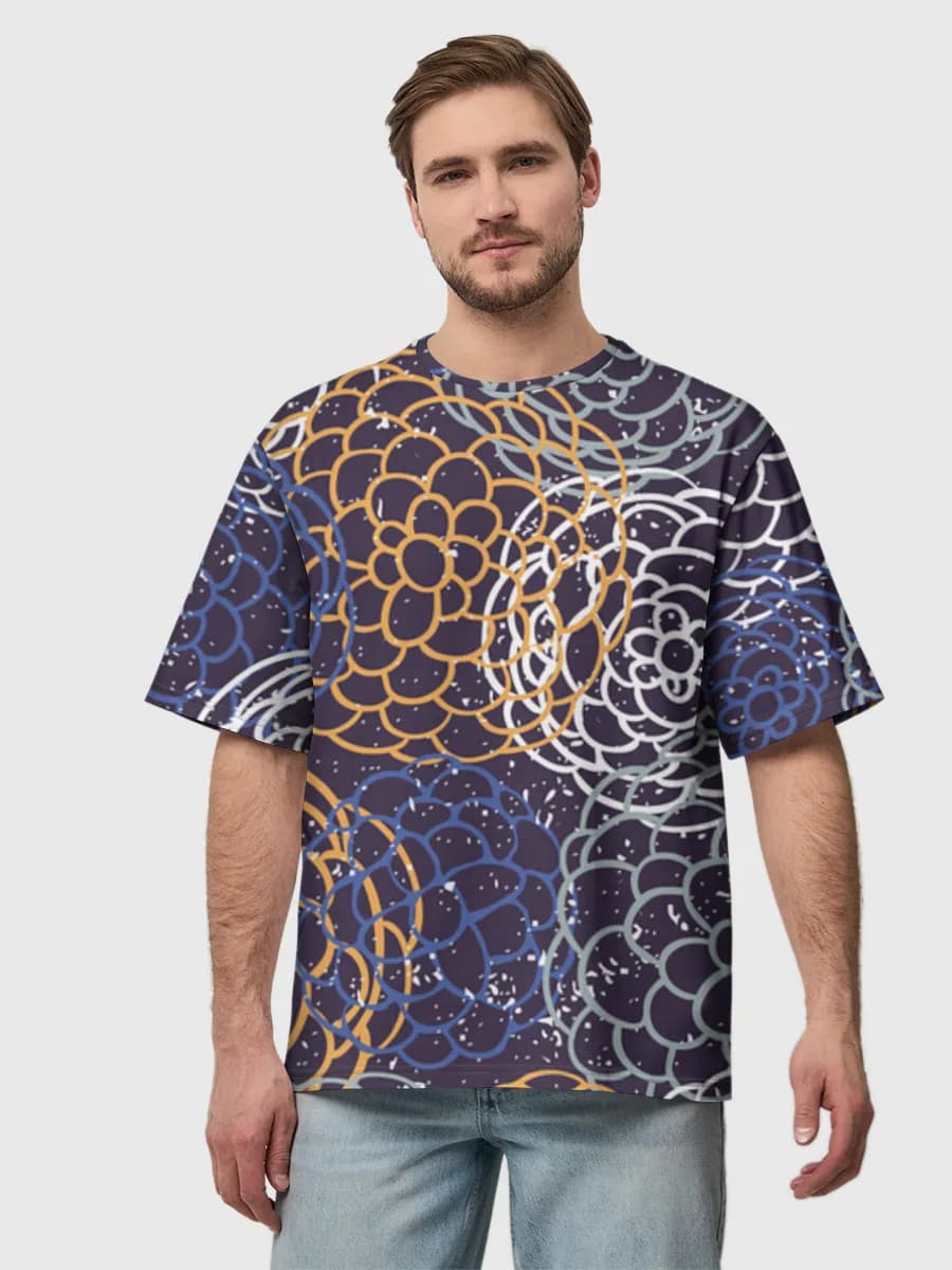 メンズ ビッグシルエット コットンTシャツ