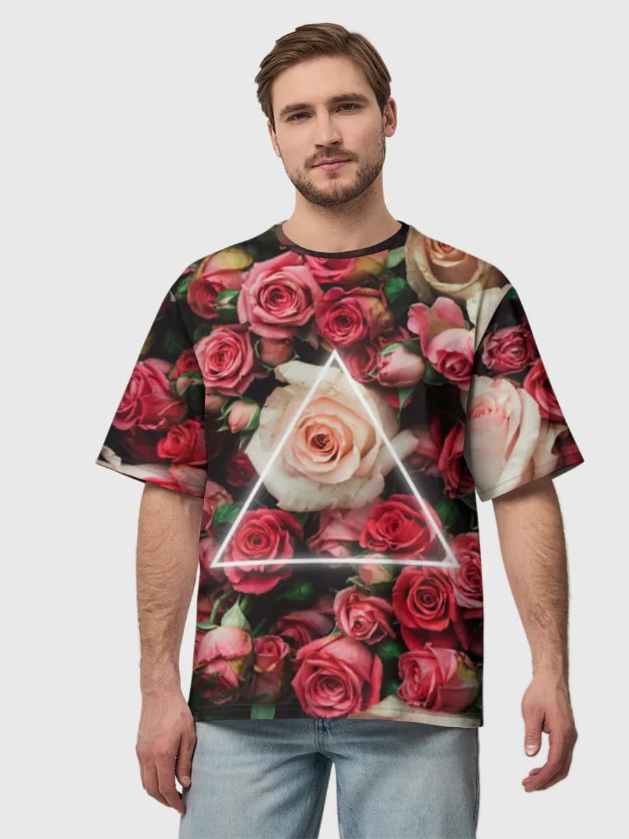 Men's oversized cotton T-shirt