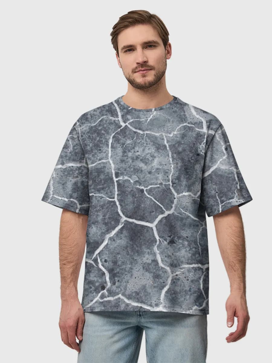 Men's oversized cotton T-shirt