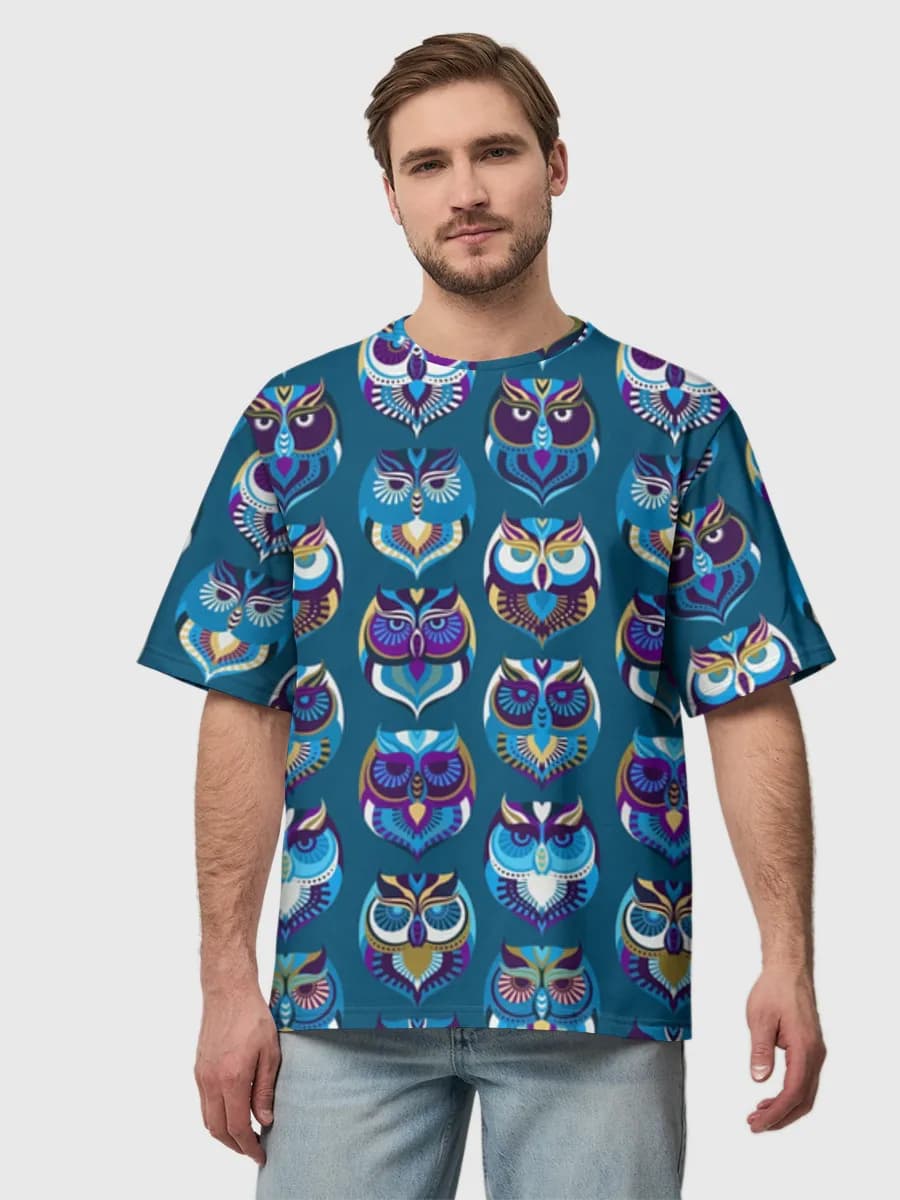 Herren Oversized Baumwoll T-Shirt