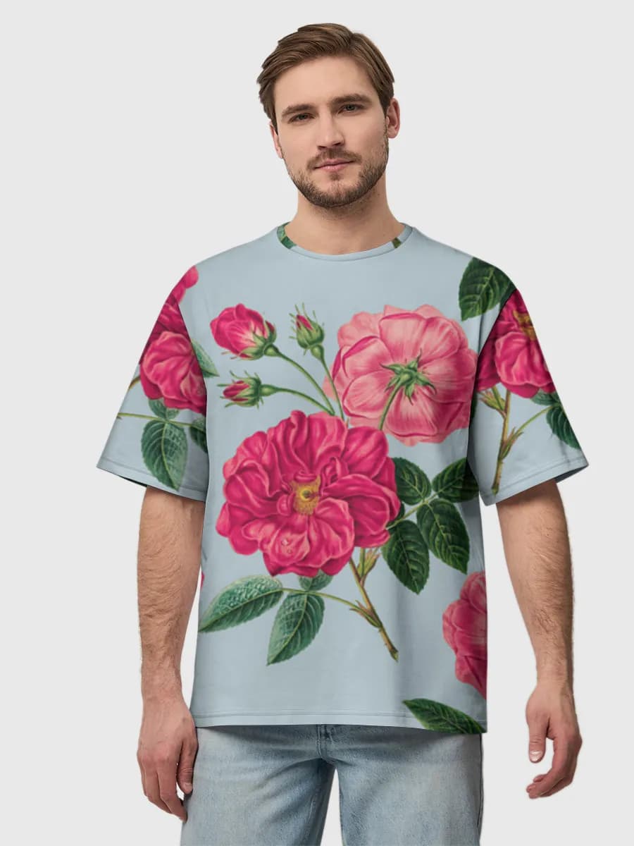 Men's oversized cotton T-shirt