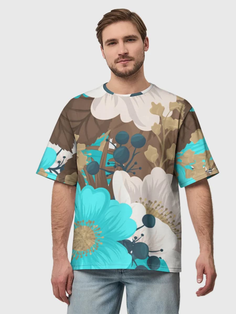 Men's oversized cotton T-shirt