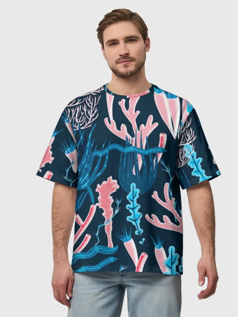 Men's oversized cotton T-shirt