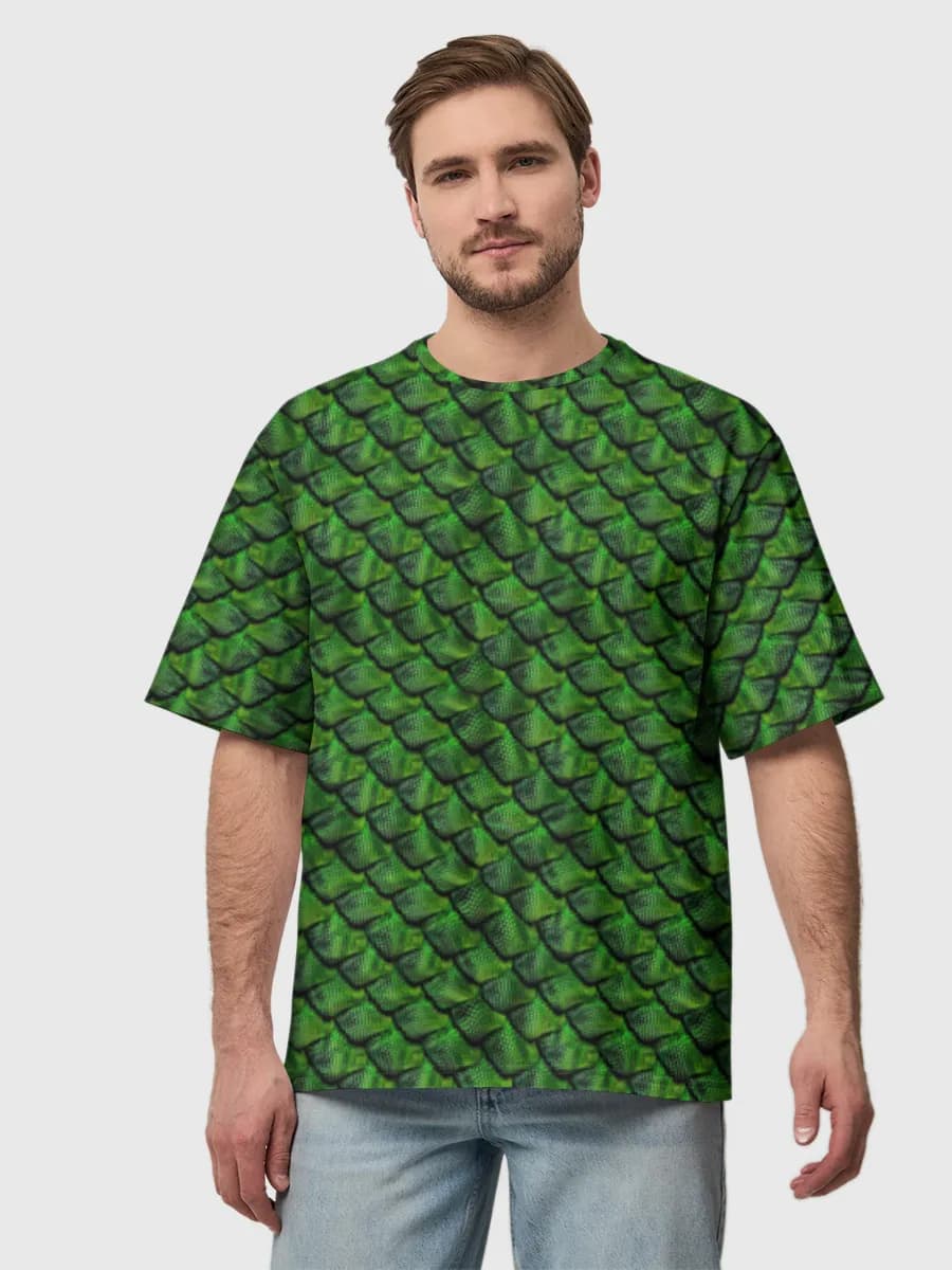 Men's oversized cotton T-shirt