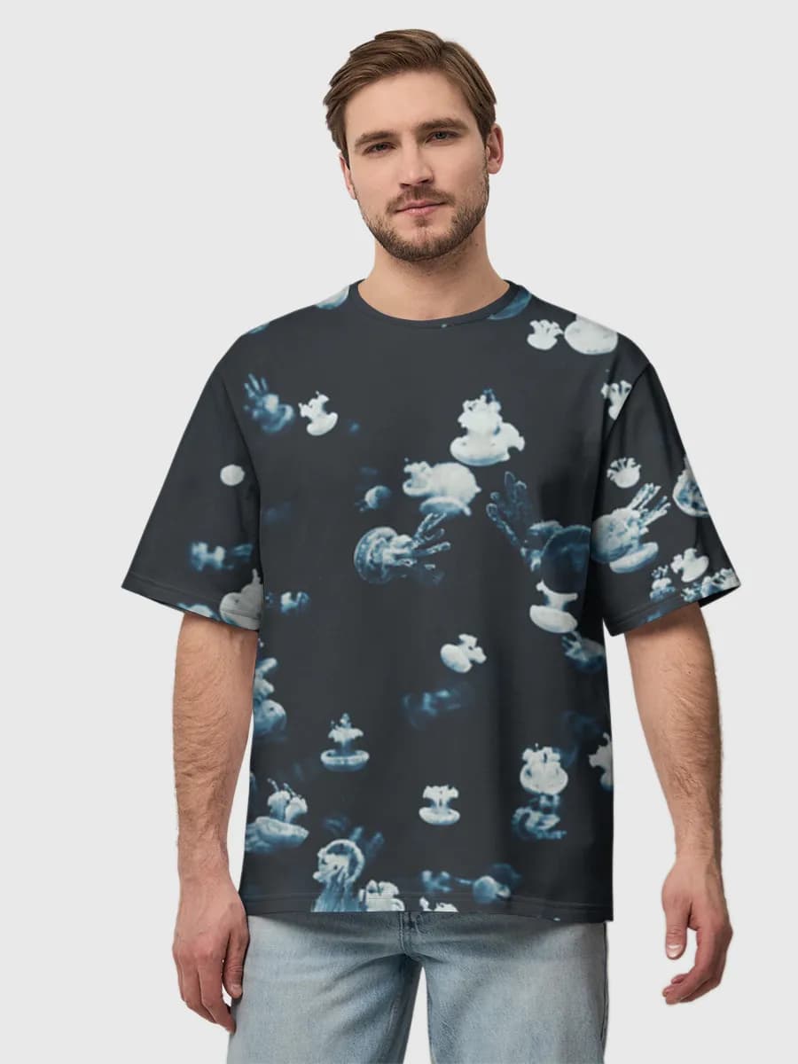 Men's oversized cotton T-shirt