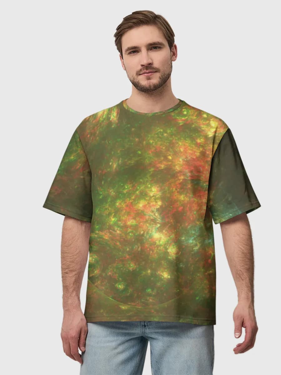 Men's oversized cotton T-shirt