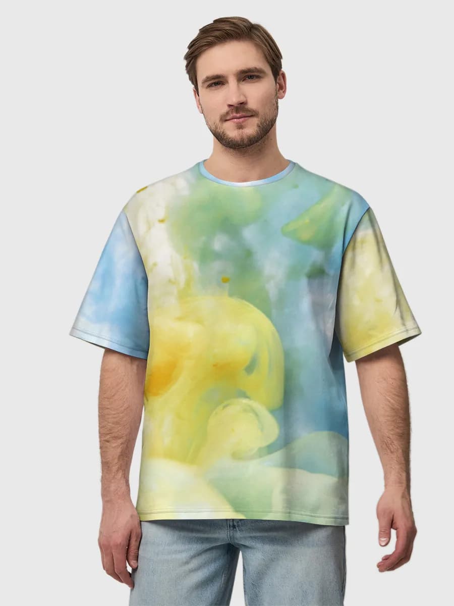 Men's oversized cotton T-shirt