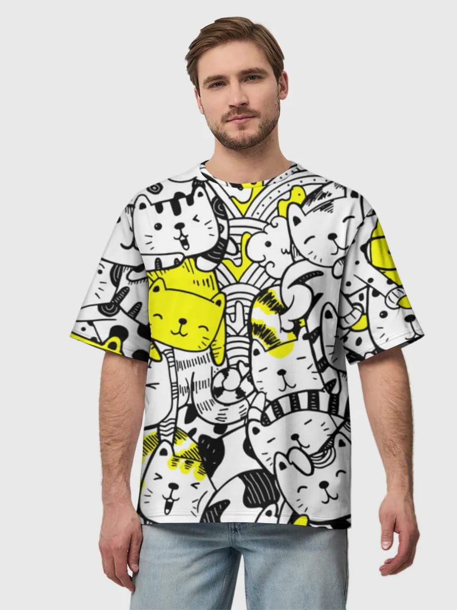T-shirt Coton Oversize Homme