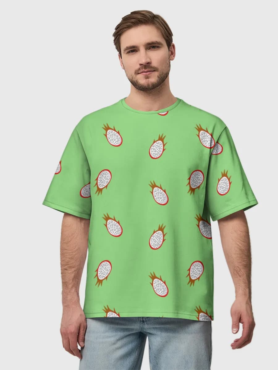 Men's oversized cotton T-shirt