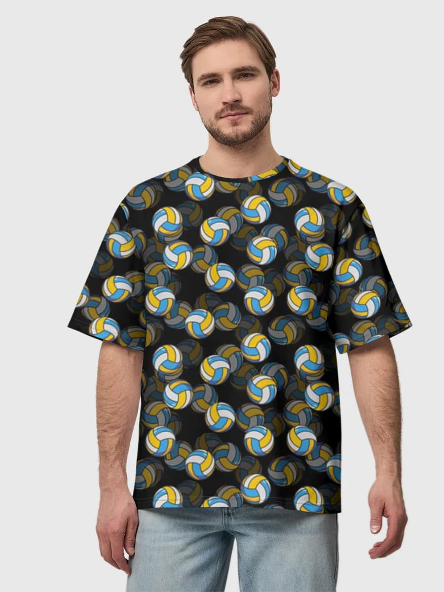 Men's oversized cotton T-shirt