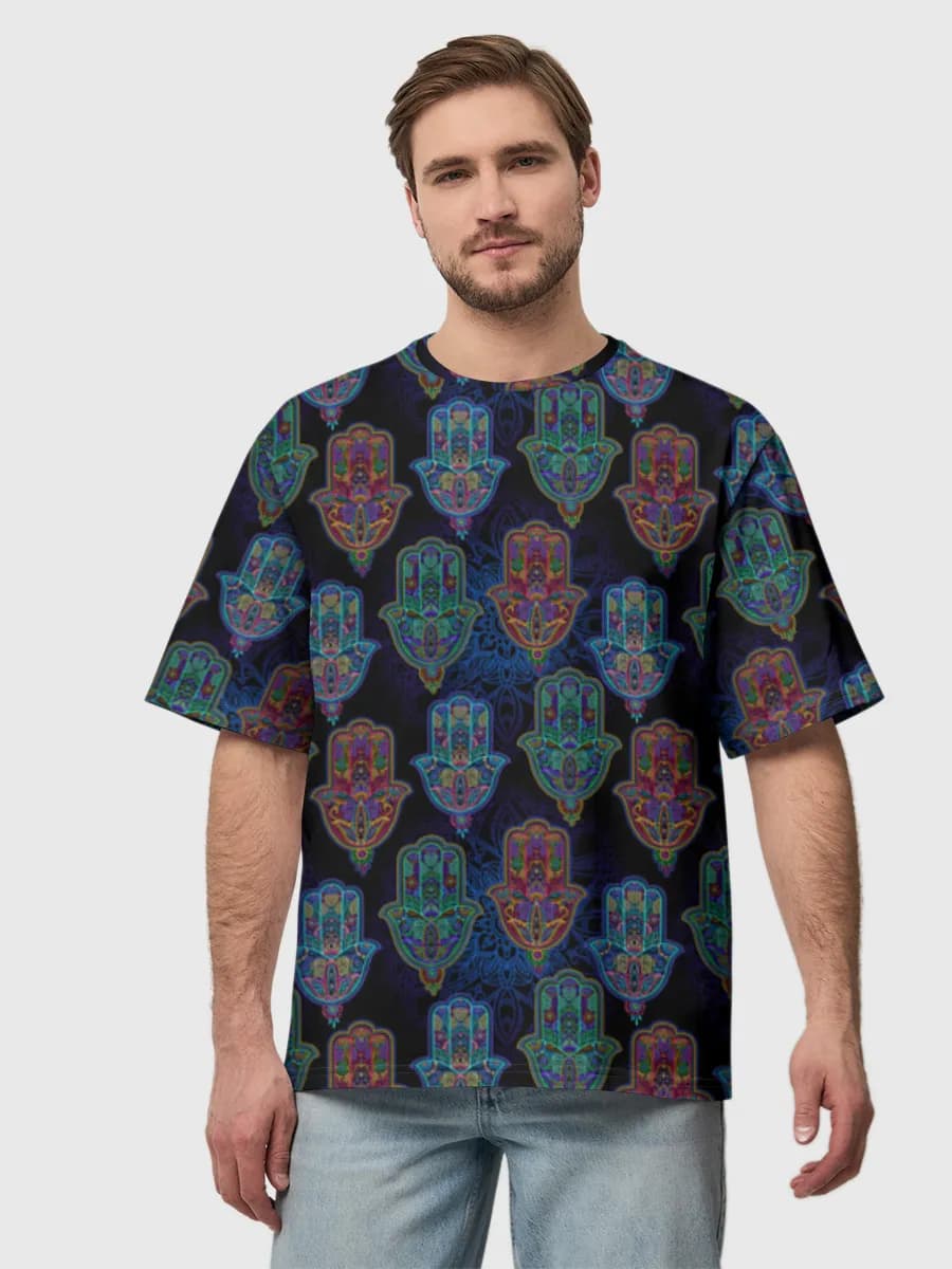 Men's oversized cotton T-shirt