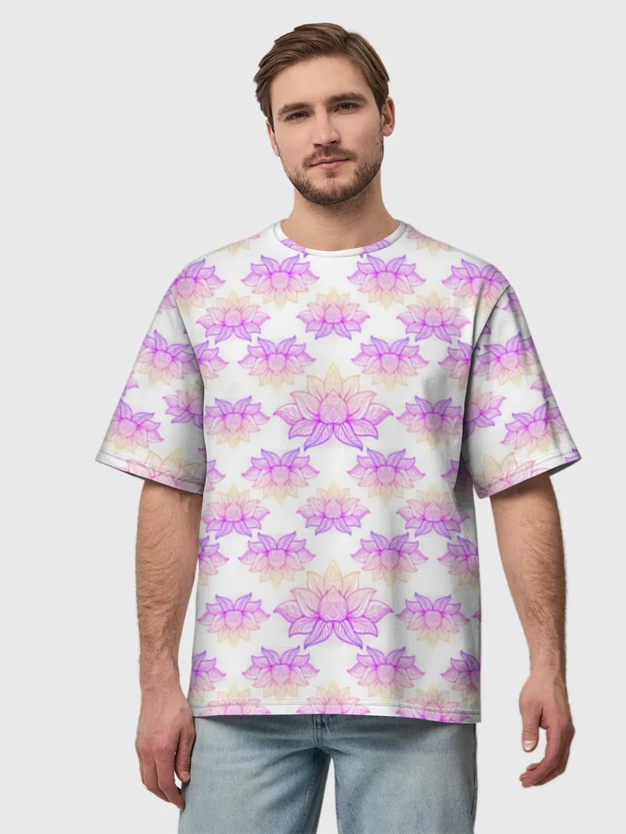 Herren Oversized Baumwoll T-Shirt