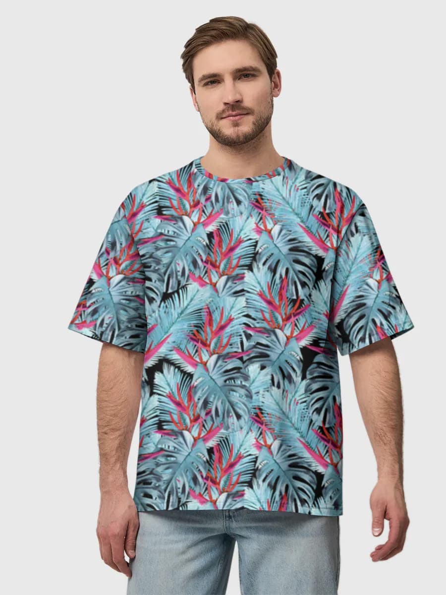 Men's oversized cotton T-shirt