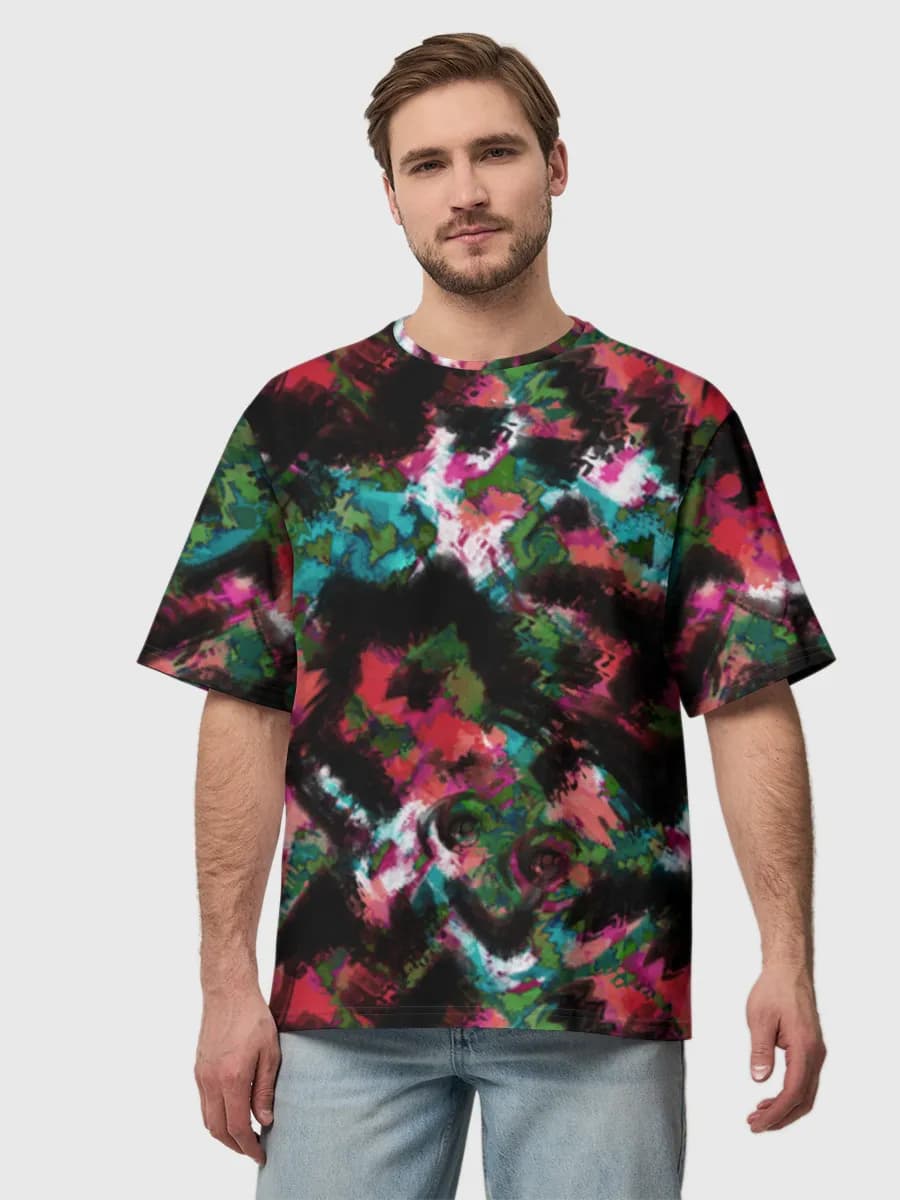 Men's oversized cotton T-shirt
