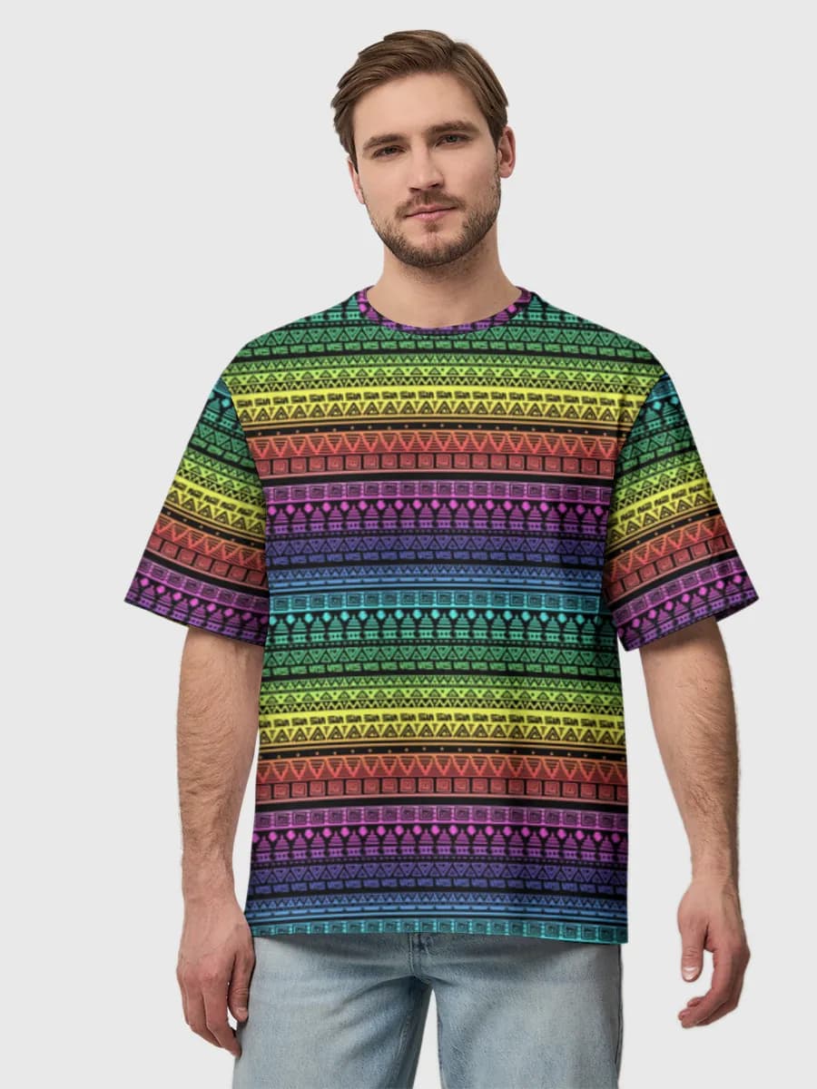 Herren Oversized Baumwoll T-Shirt