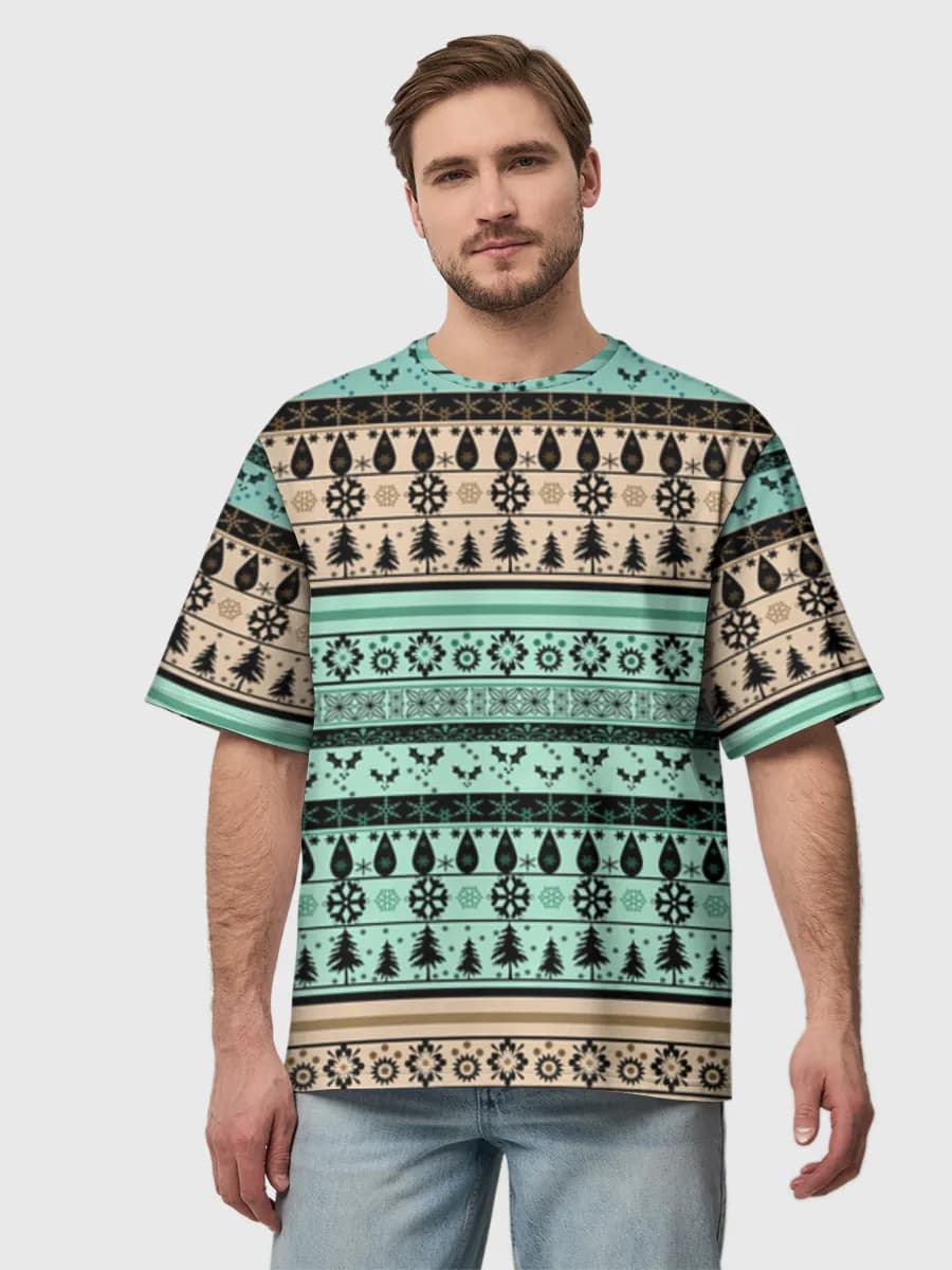 Men's oversized cotton T-shirt
