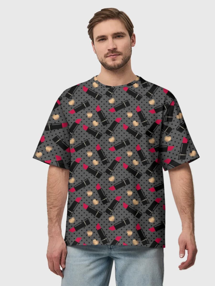 Men's oversized cotton T-shirt