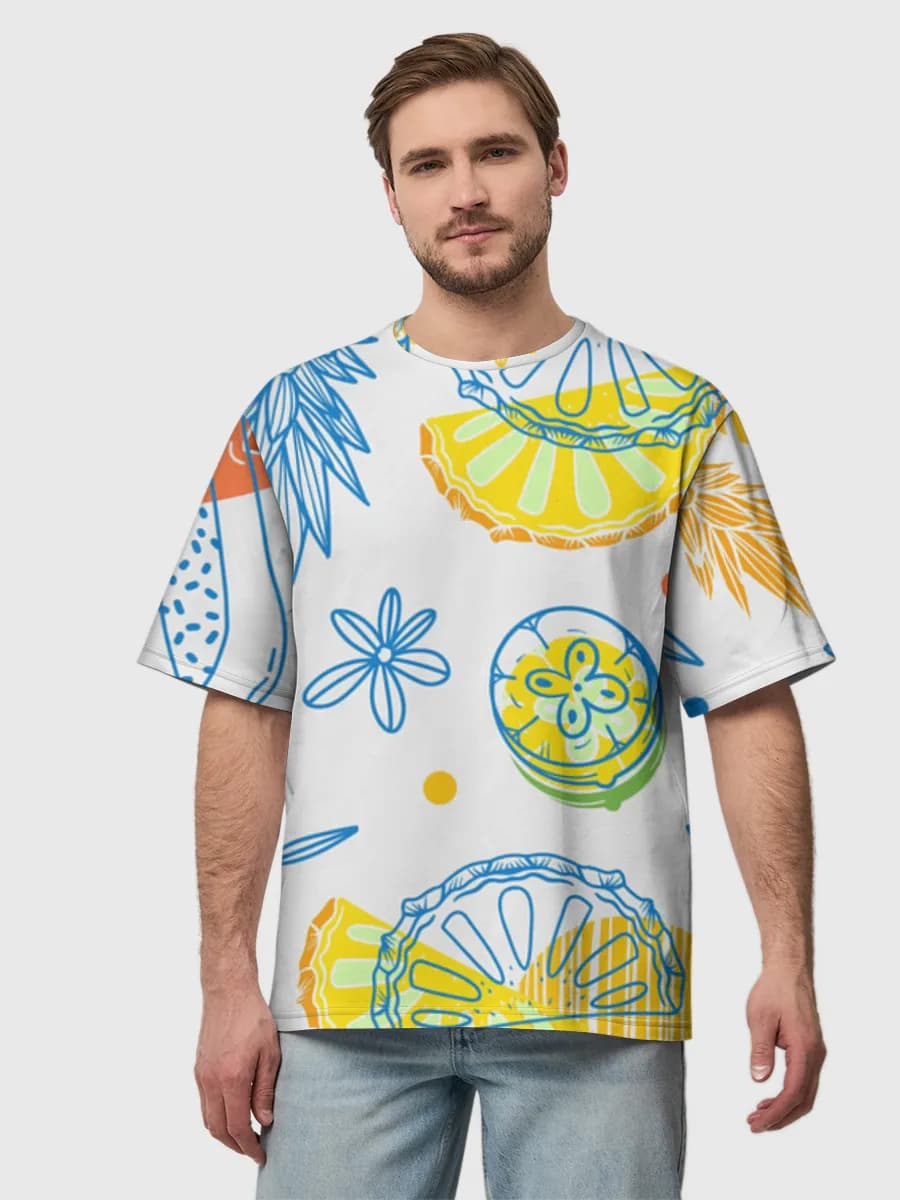 T-shirt Coton Oversize Homme