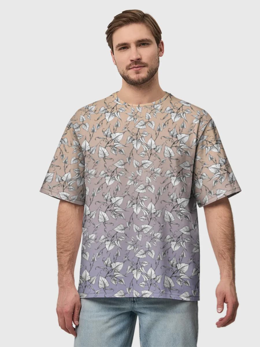 Men's oversized cotton T-shirt